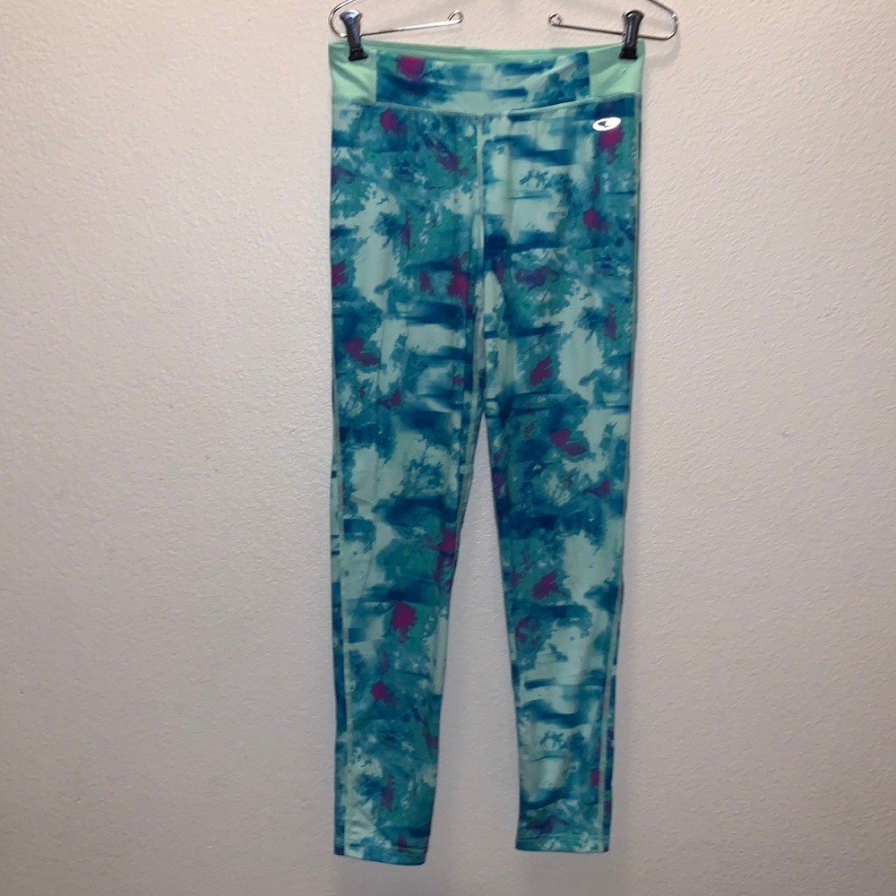 Champion Duo Dry tie dye full length athletic leggings